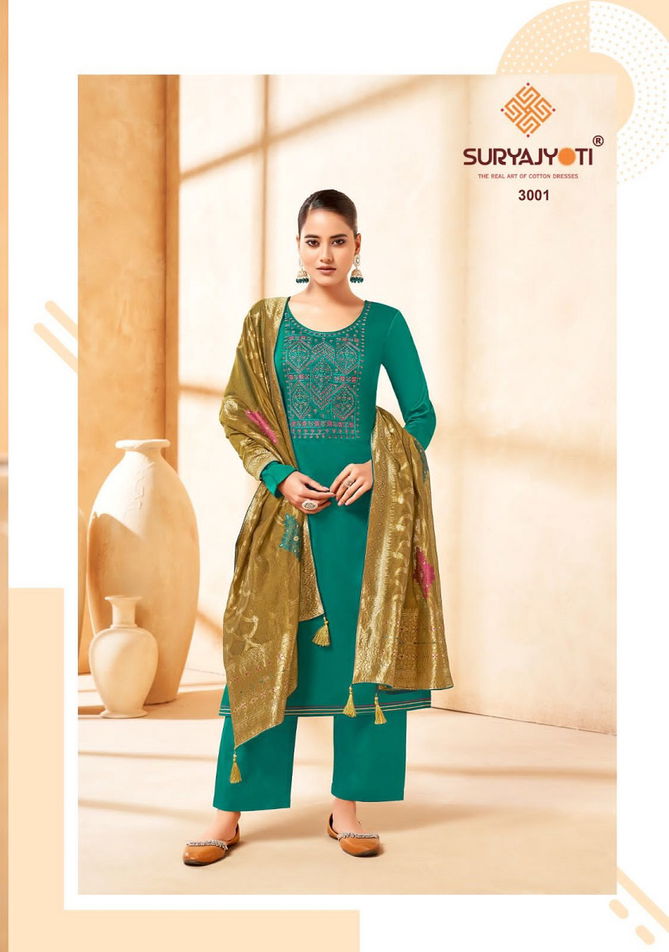 Suryajyoti Guzarish Vol 3 Heavy Designer Dress Material Catalog
